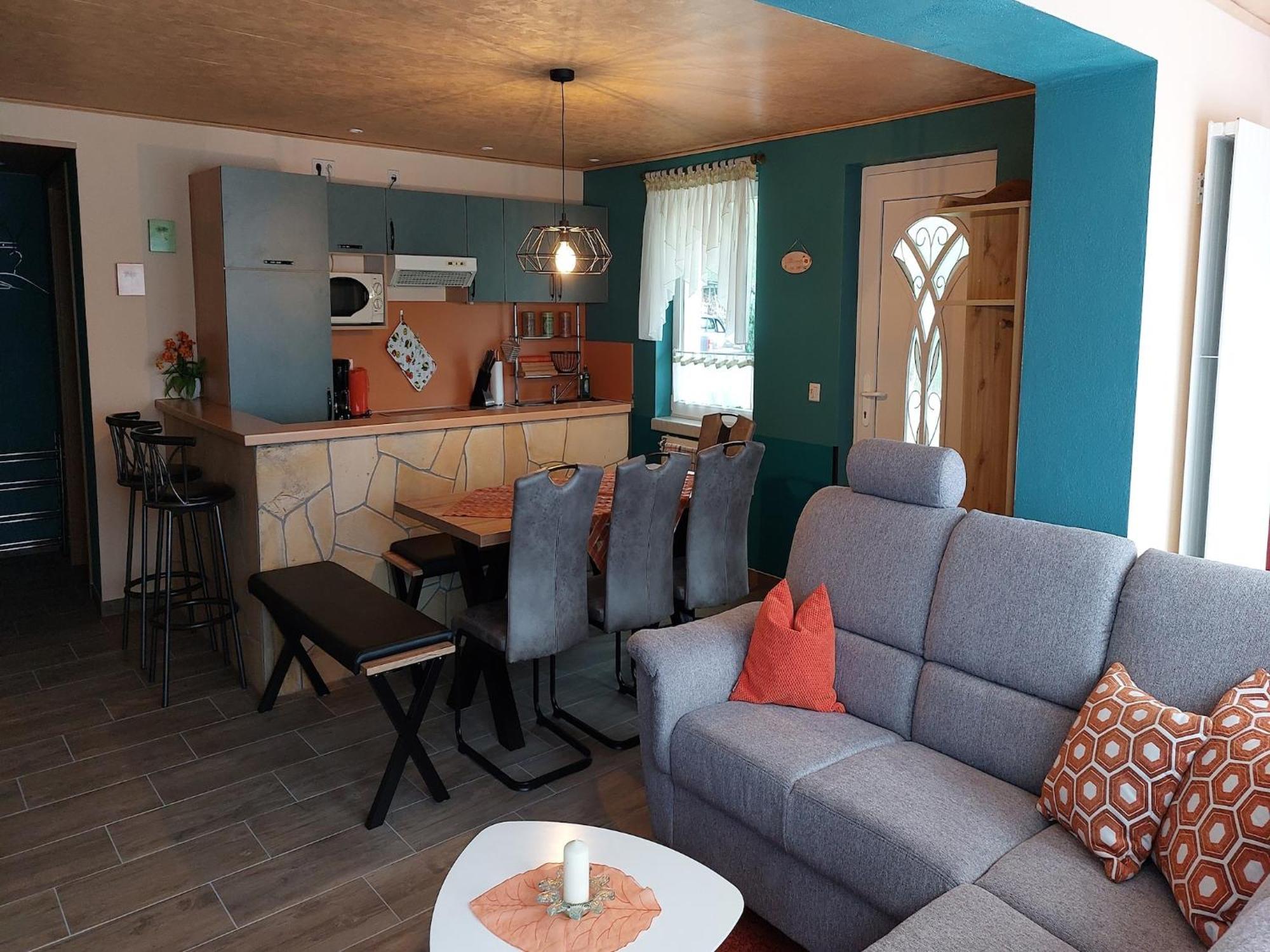 Roomy Apartment In Lichtenhain With Pond Kültér fotó
